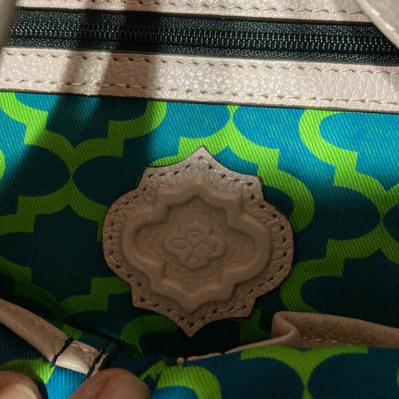 NWT Pale Pink Leather orYany Crossbody/ Satchel - Picture 7 of 14